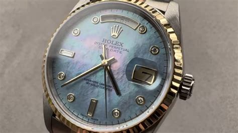 Rolex Day-Date watch hebrew